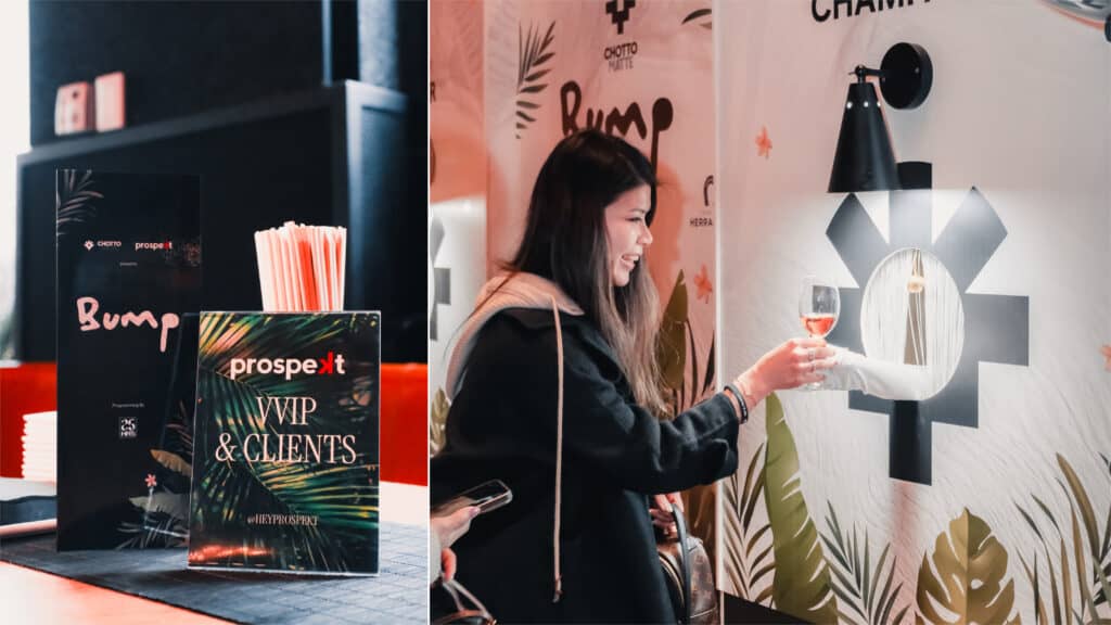 Chotto Matte Toronto caviar champagne bump event
