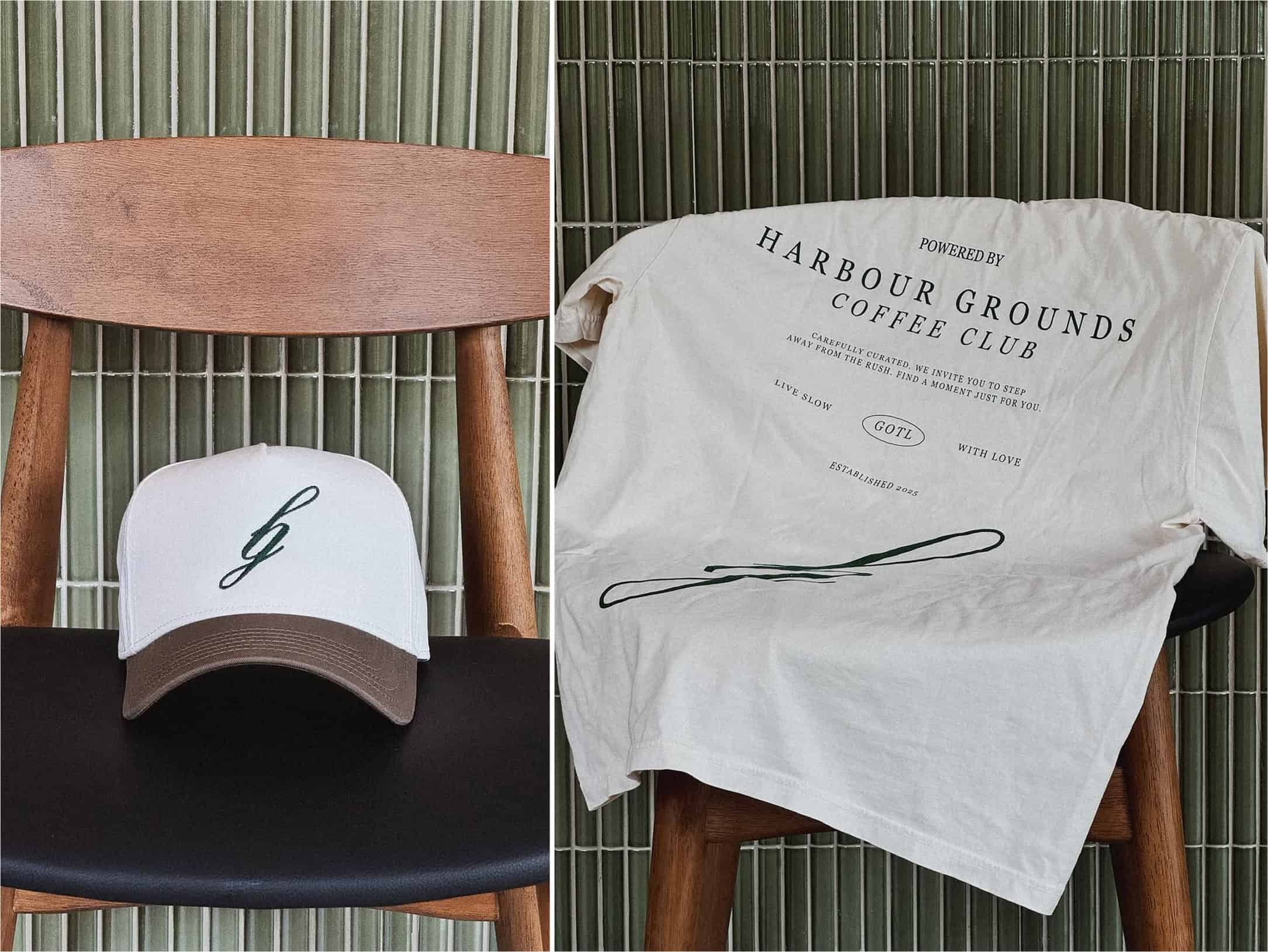 Harbour Grounds cafe merchandise